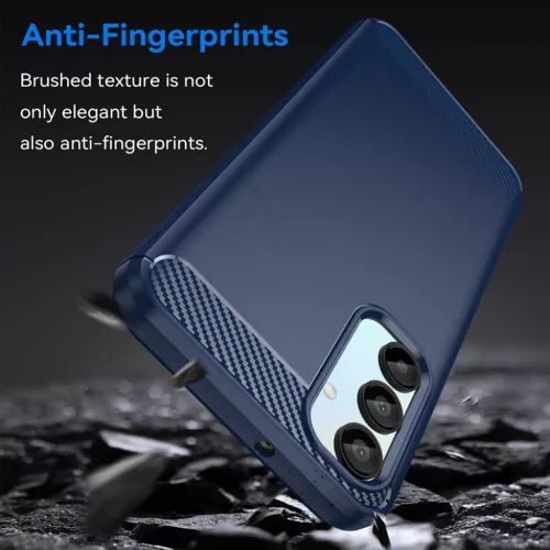  Samsung Galaxy A16 4G / A16 5G Kék Techsuit karbonszálas szilikon t-5949419229433 3 kép
