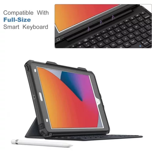 ShellBox - Vízálló IP68 - iPad 10.2" (2019 / 2020 / 2021) - Fekete -5949419138933 5 kép