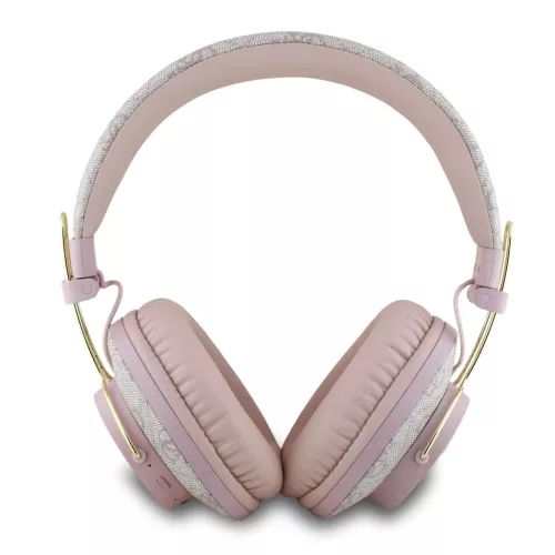 Guess PU 4G Metal Logo ENC Vezeték nélküli Fejhallgató Rózsaszín-3666339397364 3 kép