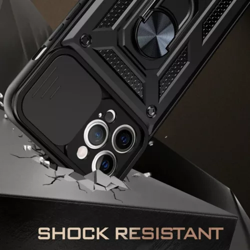  Techsuit - CamShield Sorozat - iPhone 11 Pro Max - Fekete tok-5949419070394 4 kép
