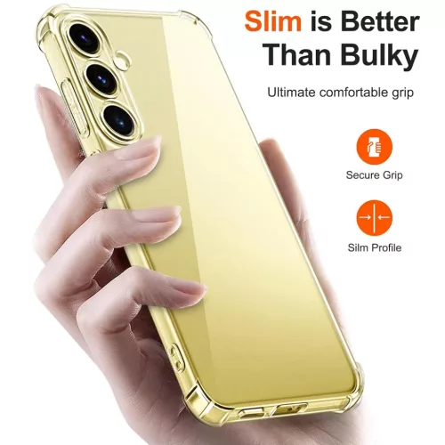  Samsung Galaxy S25 Átlátszó Techsuit Ütésálló Átlátszó Szil-5949419255258 4 kép