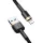 Baseus Cafule Nylon harisnyázott USB/Lightning kábel QC3.0 2A 3m fek-6953156296329 1 kép