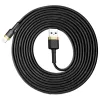 Baseus Cafule Nylon harisnyázott USB/Lightning kábel QC3.0 2A 3m fek-6953156296329 5 kép