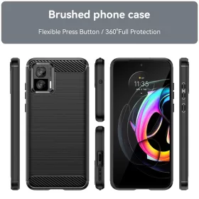  Techsuit - Szénszálas Szilikon - Motorola Edge 50 Neo / Motorola Th-5949419245457 2 kép