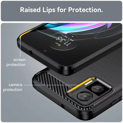  Techsuit - Szénszálas Szilikon - Motorola Edge 50 Neo / Motorola Th-5949419245457 6 kép