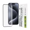  iPhone 15 Pro fekete Techsuit 111D teljes lefedésű, teljes felületen tapadó üvegfólia