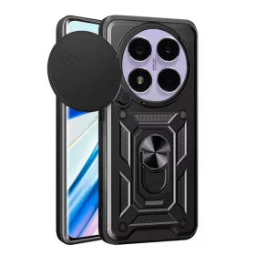  Xiaomi Redmi Note 14 Pro fekete Techsuit CamShield tok