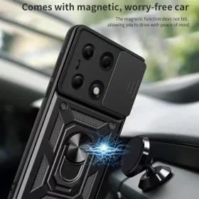  Xiaomi Redmi Note 14 Pro fekete Techsuit CamShield tok-5949419260795 2 kép