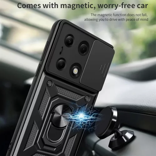  Xiaomi Redmi Note 14 Pro fekete Techsuit CamShield tok-5949419260795 2 kép