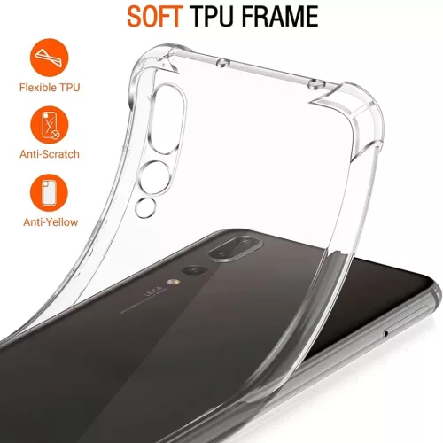  Techsuit - Ütésálló Átlátszó Szilikon - Huawei P20 Pro - Átl�-5949419083868 3 kép