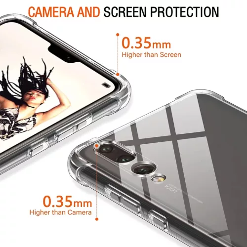  Techsuit - Ütésálló Átlátszó Szilikon - Huawei P20 Pro - Átl�-5949419083868 5 kép