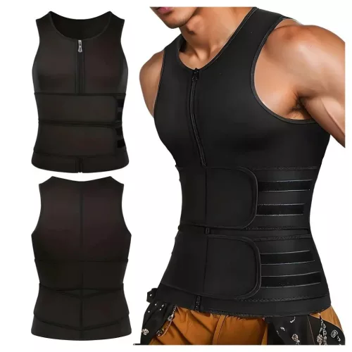 Férfi edző neoprén mellény RC-K-1365 méret S fekete-5906301403883 2 kép
