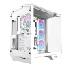 Darkflash DY470 számítógép ház (fehér) + 4 ventilátor + GPU tar-4711527002670 2 kép