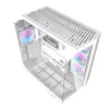 Darkflash DY470 számítógép ház (fehér) + 4 ventilátor + GPU tar-4711527002670 3 kép