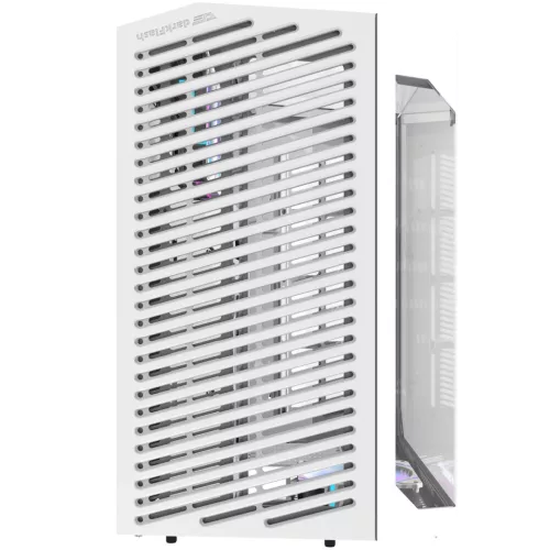Darkflash DY470 számítógép ház (fehér) + 4 ventilátor + GPU tar-4711527002670 6 kép