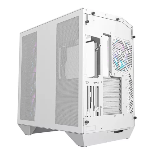 Darkflash DY470 számítógép ház (fehér) + 4 ventilátor + GPU tar-4711527002670 7 kép
