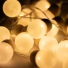 Home MLC20B LED-es gömb fényfüzér, 20 melegfehér LED, elemes, ~3m-5999084969899 1 kép