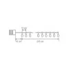 Home MLC20B LED-es gömb fényfüzér, 20 melegfehér LED, elemes, ~3m-5999084969899 3 kép