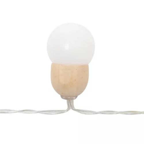 Home MLC20B LED-es gömb fényfüzér, 20 melegfehér LED, elemes, ~3m-5999084969899 4 kép