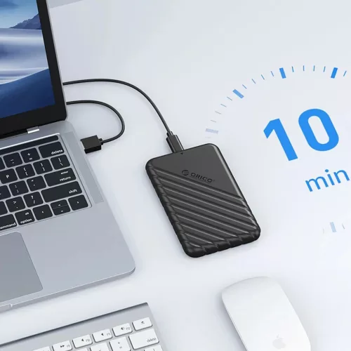 Orico 25PW1-U3 2.5" HDD/SSD USB3.0 Micro-B 5Gb/s Merevlemez  külső h-6942227137937 3 kép