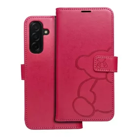 MEZZO fliptok Samsung Galaxy A26 5G teddy maci mályva színű tok-5903396381478 1 kép