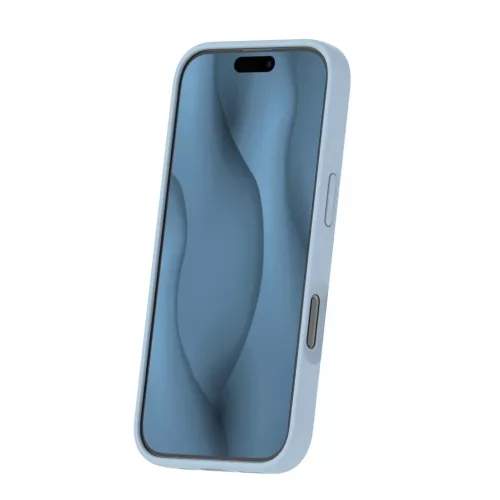 Szilikon Vékony Mag tok iPhone 16e/17e-hez világoskék-5906961998248 3 kép