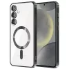  Techsuit - Luxus Kristály MagSafe - Samsung Galaxy S24 - Fekete tok