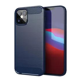 iPhone 12 Pro MAX Szénszál mintájú TPU tok kék-9111201909168 1 kép