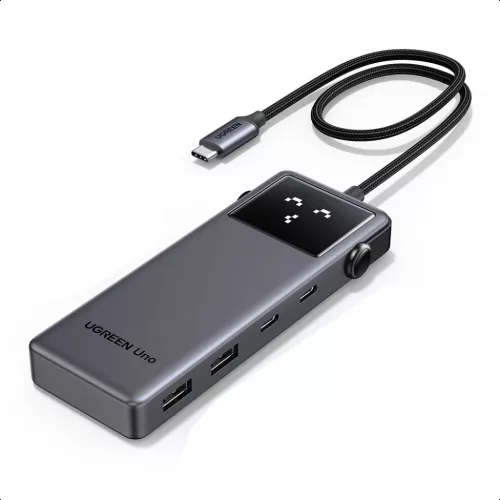  Ugreen - Docking Station Uno 6 az 1-ben CM888 (35998) - LED kijelző,-6941876239986 4 kép