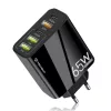 Techsuit - Prémium fali töltő PentaXPower (CHC2) - 3x USB QC 3.0, 2-5949419284111 2 kép