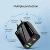 Techsuit - Prémium fali töltő PentaXPower (CHC2) - 3x USB QC 3.0, 2-5949419284111 5 kép