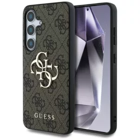  Samsung Galaxy S25 Plus barna Guess 4G nagy fém logós kemény tok (-3666339477271 1 kép