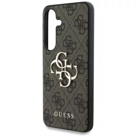  Samsung Galaxy S25 Plus barna Guess 4G nagy fém logós kemény tok (-3666339477271 2 kép