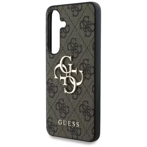  Samsung Galaxy S25 Plus barna Guess 4G nagy fém logós kemény tok (-3666339477271 2 kép