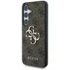  Samsung Galaxy S25 Plus barna Guess 4G nagy fém logós kemény tok (-3666339477271 5 kép