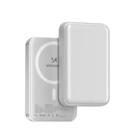 Wozinsky WRW349YWS 10,000 mAh magsafe Power Bank - Fehér-5907769366093 1 kép