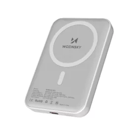 Wozinsky WRW349YWS 10,000 mAh magsafe Power Bank - Fehér-5907769366093 2 kép