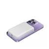 Wozinsky WRW349YWS 10,000 mAh magsafe Power Bank - Fehér-5907769366093 3 kép
