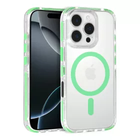  iPhone 13/14 Zöld Tel Protect Strap Clear tok-5900217468844 2 kép