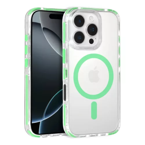  iPhone 13/14 Zöld Tel Protect Strap Clear tok-5900217468844 2 kép