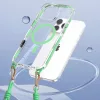  iPhone 13/14 Zöld Tel Protect Strap Clear tok-5900217468844 4 kép