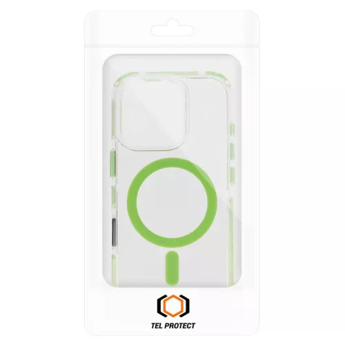  iPhone 13/14 Zöld Tel Protect Strap Clear tok-5900217468844 7 kép