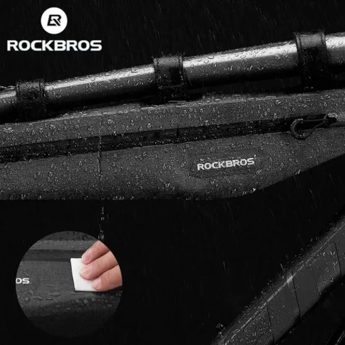 Rockbros AS-052 vízálló biciklis táska kerékpárvázra - szürke-5907769313110 3 kép