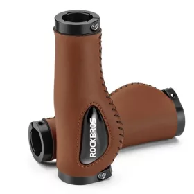 Rockbros 40720001002 bőr kerékpár markolat - barna-5907769314179 1 kép
