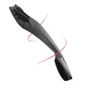 Rockbros DNB8001 sárvédő piros LED lámpával - fekete-5907769314377 3 kép