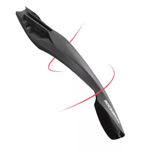 Rockbros DNB8001 sárvédő piros LED lámpával - fekete-5907769314377 3 kép
