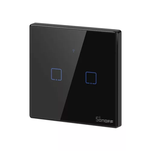 Sonoff T3EU2C-TX két csatornás érintős okos otthon Wi-Fi kapcsoló-6920075727616 2 kép