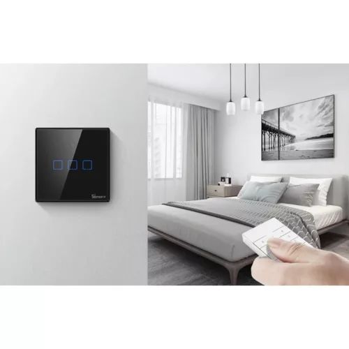 Sonoff T3EU2C-TX két csatornás érintős okos otthon Wi-Fi kapcsoló-6920075727616 7 kép