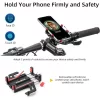 Rockbros 699-BK Aluminum Alloy Bicycle Phone Holder - Black-5907769313943 2 kép