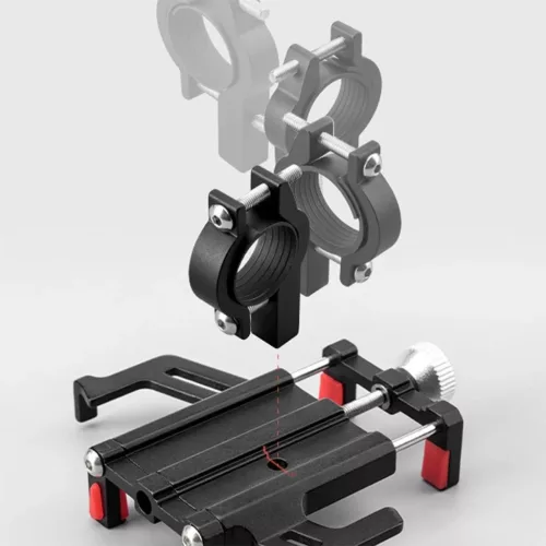 Rockbros 699-BK Aluminum Alloy Bicycle Phone Holder - Black-5907769313943 5 kép